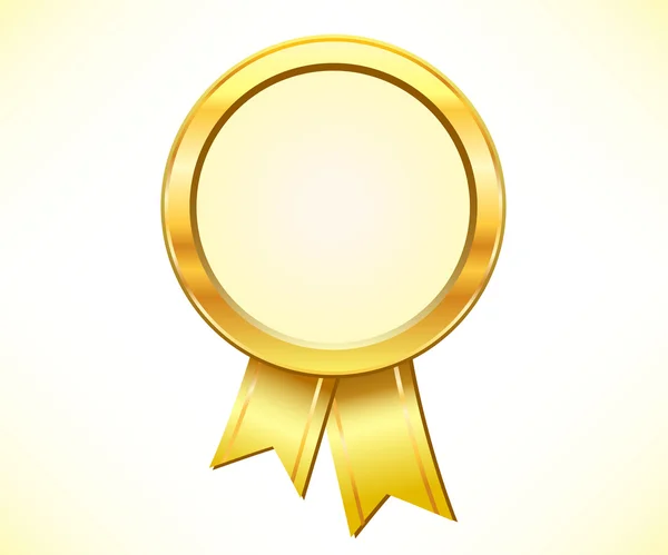 Premio medalla de oro — Vector de stock