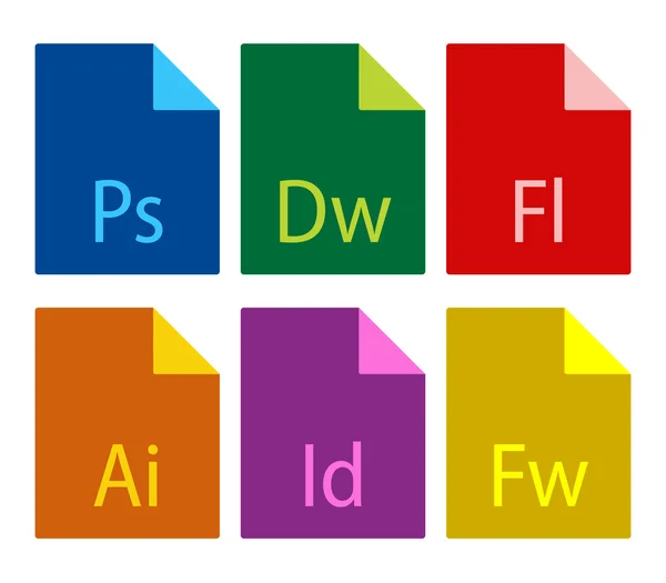 Tipo de archivo icons — Archivo Imágenes Vectoriales