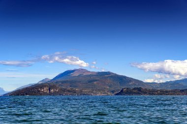 Monte Baldo, Lago di Garda 'dan görüldü..