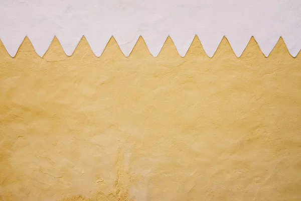 Mur Peint Avec Tiers Plat Autre Avec Des Formes Triangulaires — Photo