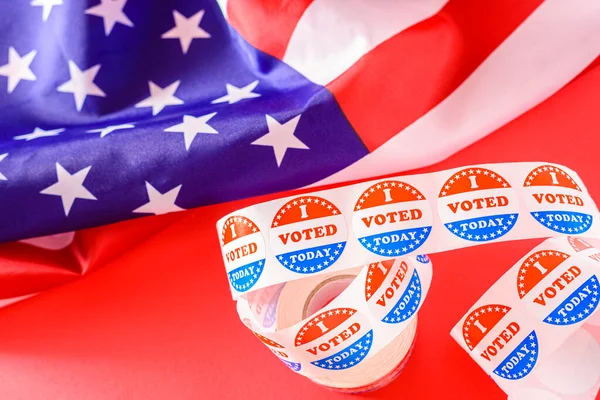 Begreppet Amerikansk Patriotism Vid Röstning Val — Stockfoto