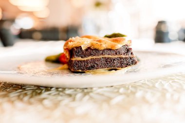 Zengin ve zengin insanlar için nefis lüks yemekler..