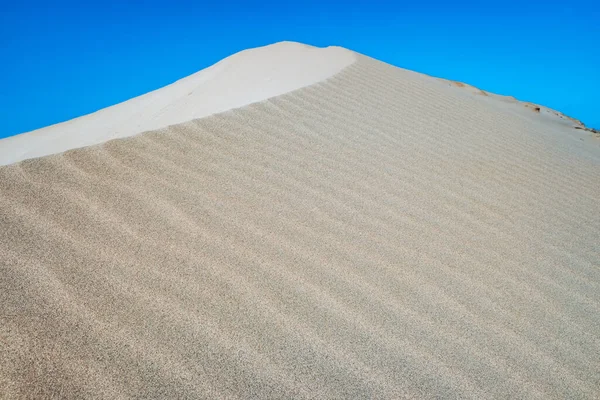 Fin Sand Blåst Vinden Skapar Sanddyner Havets Stränder — Stockfoto