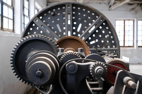 Old Tools Manual Presses Work Metallic Material — Stockfoto