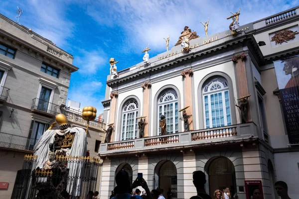 Figueres Espanha Setembro 2022 Entrada Museu Teatro Dali — Fotografia de Stock