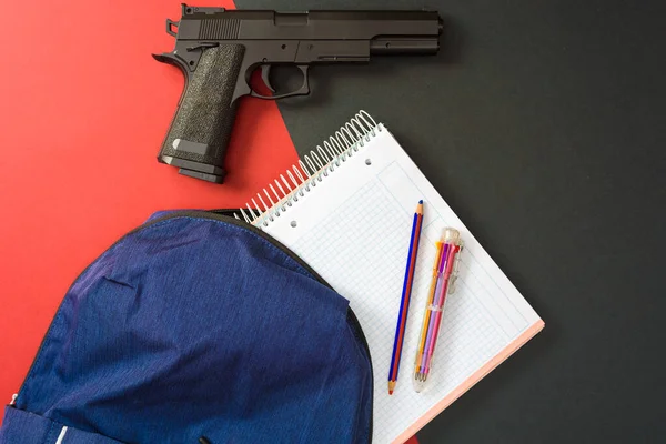 Students Carry Guns Class Protect Themselves Shootings — Stock Photo, Image