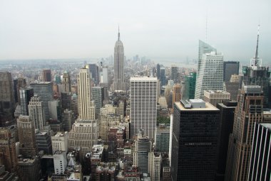 New York'un manhattan skyline panorama