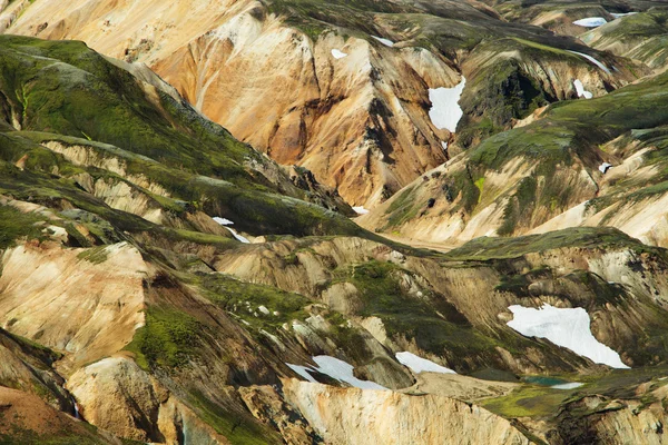 Landmannalaugar bergen, IJsland — Stockfoto