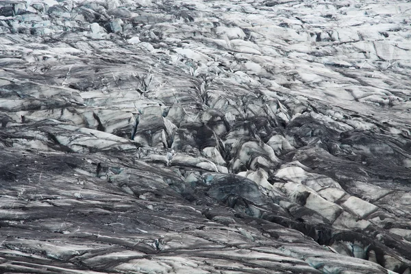 斯卡夫塔山冰川冰川冰碛，skaftafell 国家公园冰岛 — 图库照片