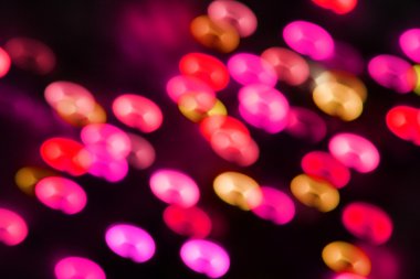 Noel ışıklar arka plan bulanık