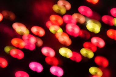 Noel ışıklar arka plan bulanık