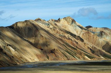 Gökkuşağı dağlar, İzlanda renkli landmannalaugar