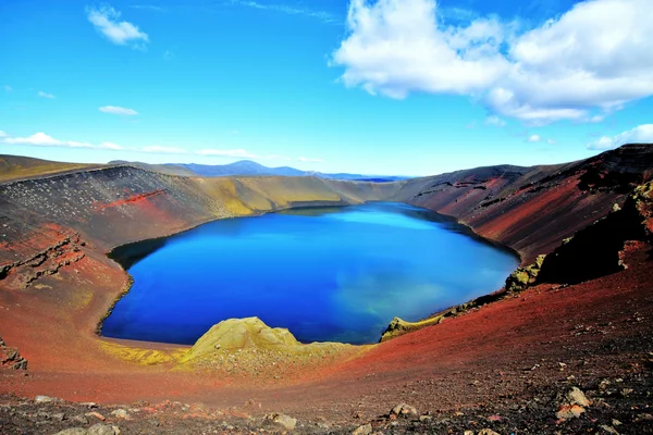 Ljotipollur mountain lake, Islândia — Fotografia de Stock