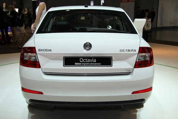 Skoda Octavia 3rd Generation on display at the 11th edition of International Autosalon Brno — Stock Photo, Image
