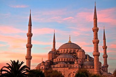 sunrise, istanbul, Sultanahmet Camii