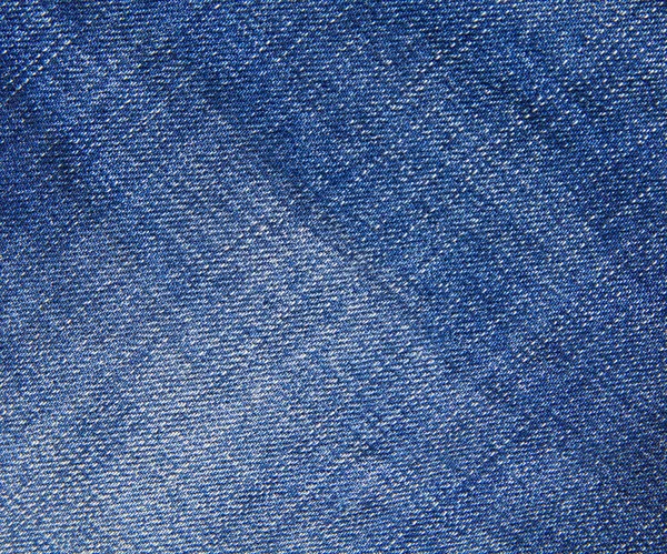 Blue denim jeans texture, background — Stock Photo, Image