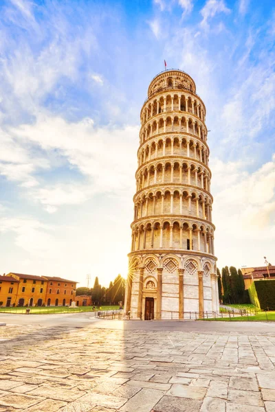 Pisa Leaning Tower Torre Pisa Sunrise Pisa Italy — стокове фото