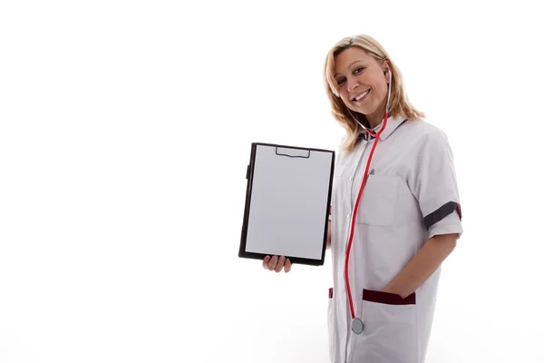 Doctor with notepad — Stock Photo, Image