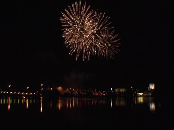 Fogos de artifício show b4 — Vídeo de Stock