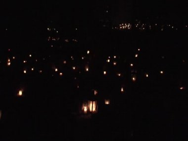 Mum ışığı açık havada 10