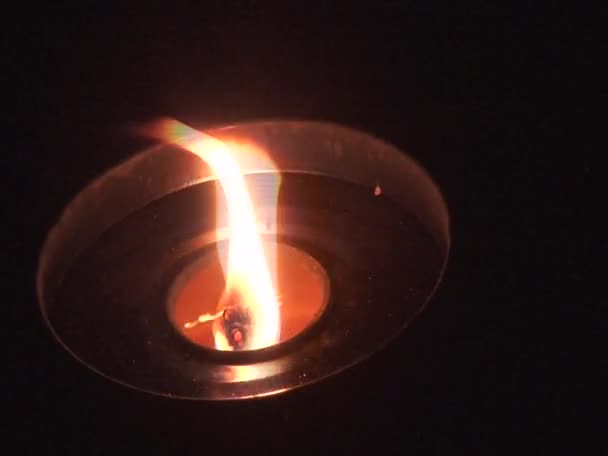 Candle light outdoors 8 — Stock Video