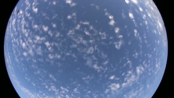 Lapso de tempo da paisagem nublada ao meio-dia 1 — Vídeo de Stock