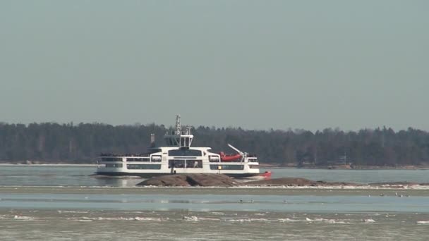 Sightseeing schip een — Stockvideo