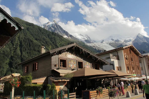 Centre-ville de Chamonix - France — Photo