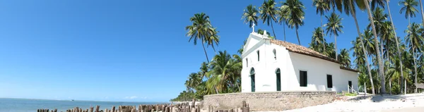 Kostel - carneiro beach - jericoacora - Brazílie — Stock fotografie