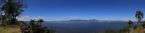 Bahia de Guanabara - Rio de Janeiro - Panorâmica — Fotografia de Stock