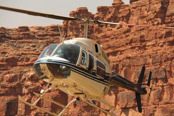 Helikopter rit in havasupai stam - grand canyon Rechtenvrije Stockfoto's