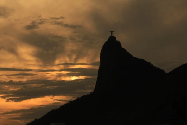 Pomnik Jezusa Chrystusa w rio de janeiro Brazylia — Zdjęcie stockowe