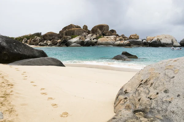 Beach in virgin gorda — Stock Photo, Image