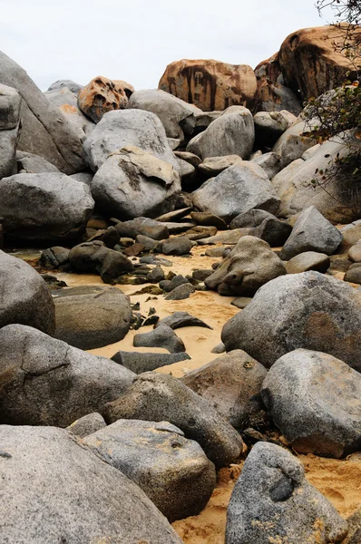 Skály na virgin gorda — Stock fotografie