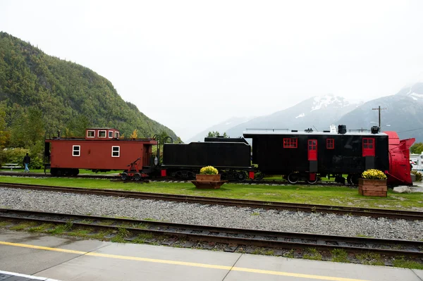 黒の鉄道 — ストック写真