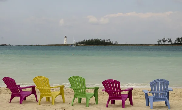 Sillas de playa — Foto de Stock