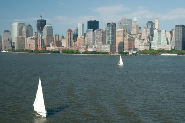 View of the Manhattan skyline, New York