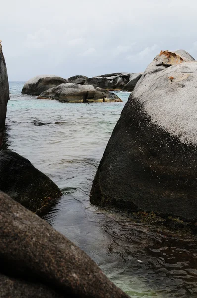 Skály na virgin gorda — Stock fotografie