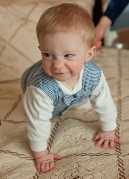 Cabello rubio bebé —  Fotos de Stock