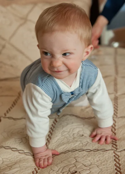 Blond hair baby — Stock Photo, Image