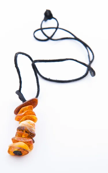 Amber necklace — Stock Photo, Image