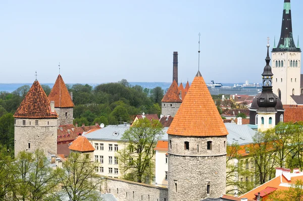 Widok w Tallinie, estonia — Zdjęcie stockowe