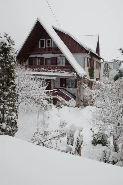 House in winter — Stock Photo, Image