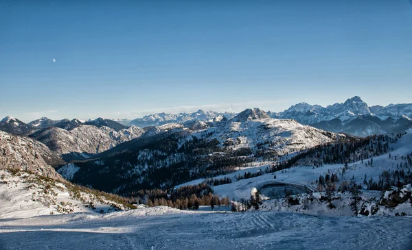 Alpen im Winter — Stockfoto