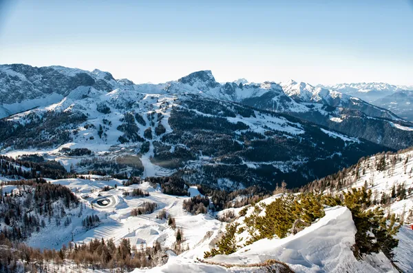 Alpes no inverno — Fotografia de Stock