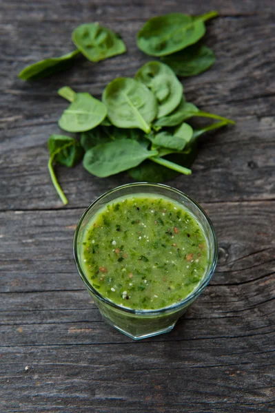 Frullato verde sano — Foto Stock