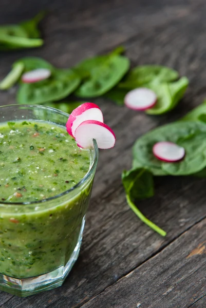 Frullato verde sano — Foto Stock