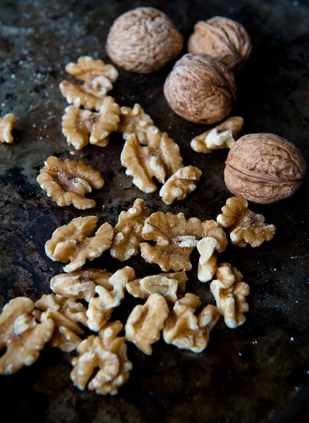 Dried walnuts — Stock Photo, Image