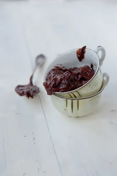 Raw Chocolate pudding — Stock Photo, Image