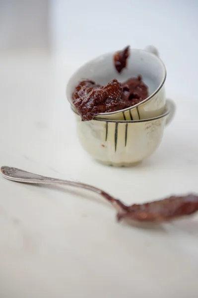 Surowy budyń czekoladowy — Zdjęcie stockowe